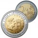 Foto 1: Moeda comemorativa de 2 � - Ef�gie e Monograma do Gr�o-Duque Henri - 2004